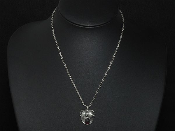 良好品　ジョージジェンセン　ガーネット　1994　ペンダント　シルバー　925 楽天市場】美品△Georg Jensen ジョージジェンセン ヴィンテージ