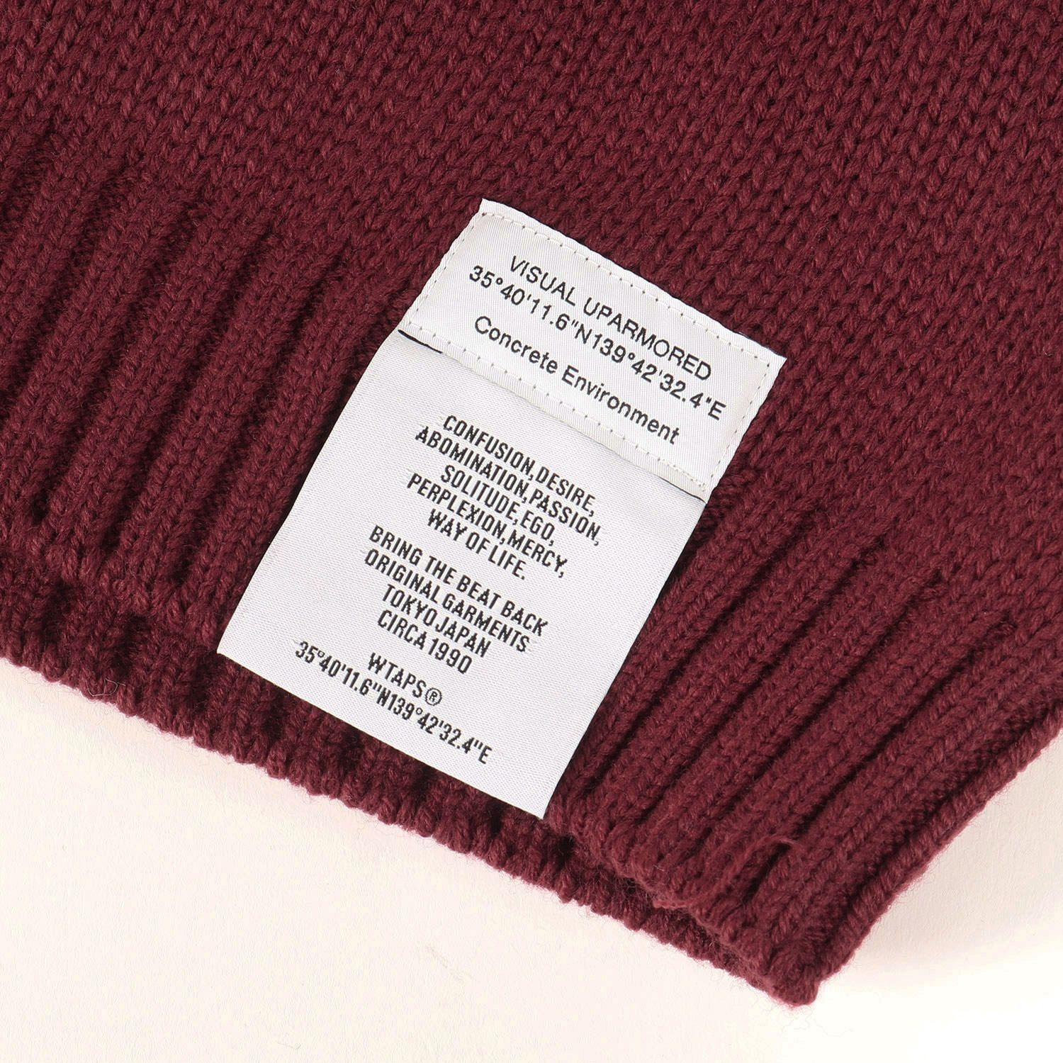 新品】WTAPS ダブルタップス ベスト バーガンディー サイズ:M