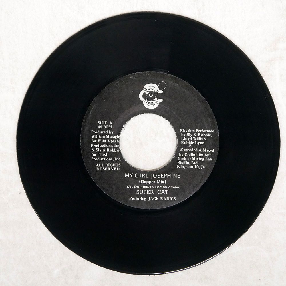 ジャマイカ盤 SUPER CAT/MY GIRL JOSEPHINE/WILD APACHE