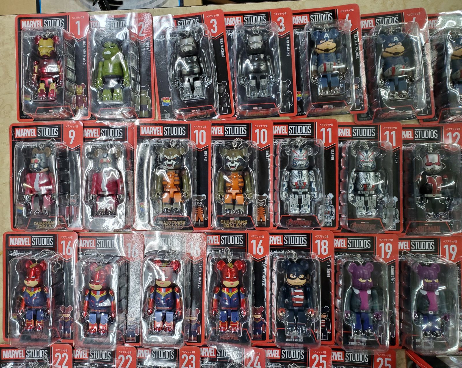 MARVEL マーベル Happyくじ ベアブリック SP賞 400％ IRON MAN Mark 46 アイアンマン フィギュア 他ベアブリック賞 47体などまとめ STEELWINDOWSANDDOORS_COM