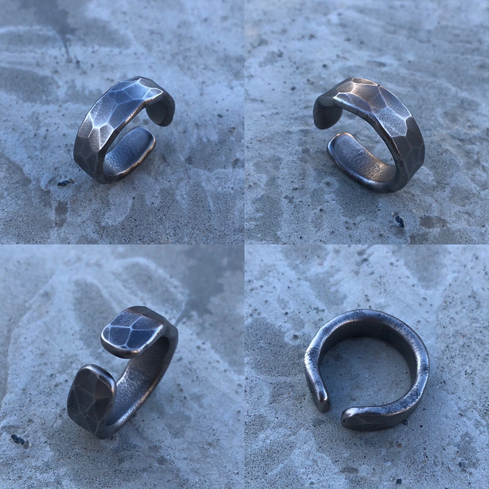 titanium big ear cuff silver lock” イヤーカフ イヤリング