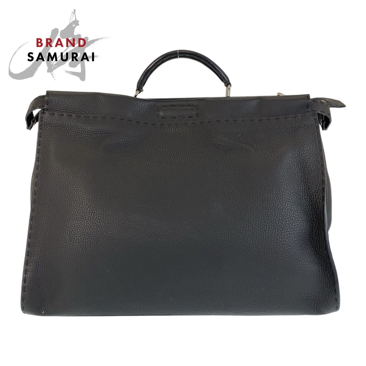 極美品 FENDI フェンディ ビジネスバッグ ブリーフケース セレリア 黒