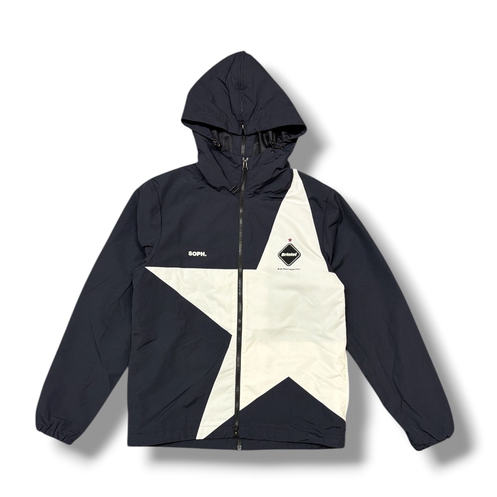 参考上代35200円 F.C.Real Bristol 18SS BIG STAR SEPARATE PRACTICE 