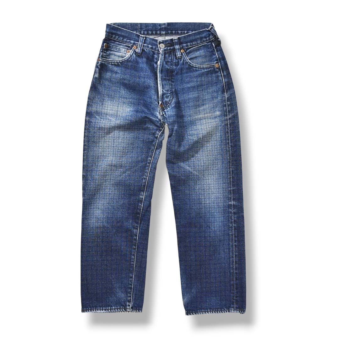 希少】 エヴィス 初期EVISU 2501 ストレート チェック柄 デニム