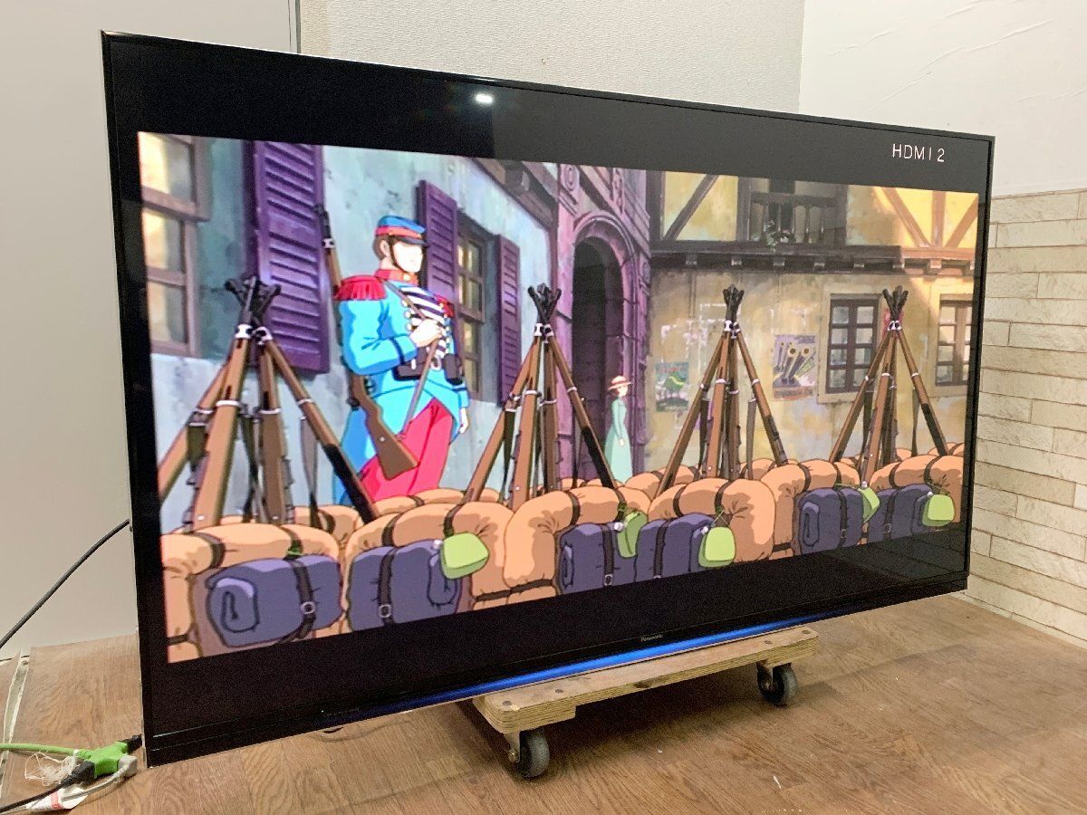 ◆Panasonic パナソニック デジタルハイビジョン 液晶テレビ TH-65AX900 65型 2014年製 テレビ リモコン付き 動作 済み 他185