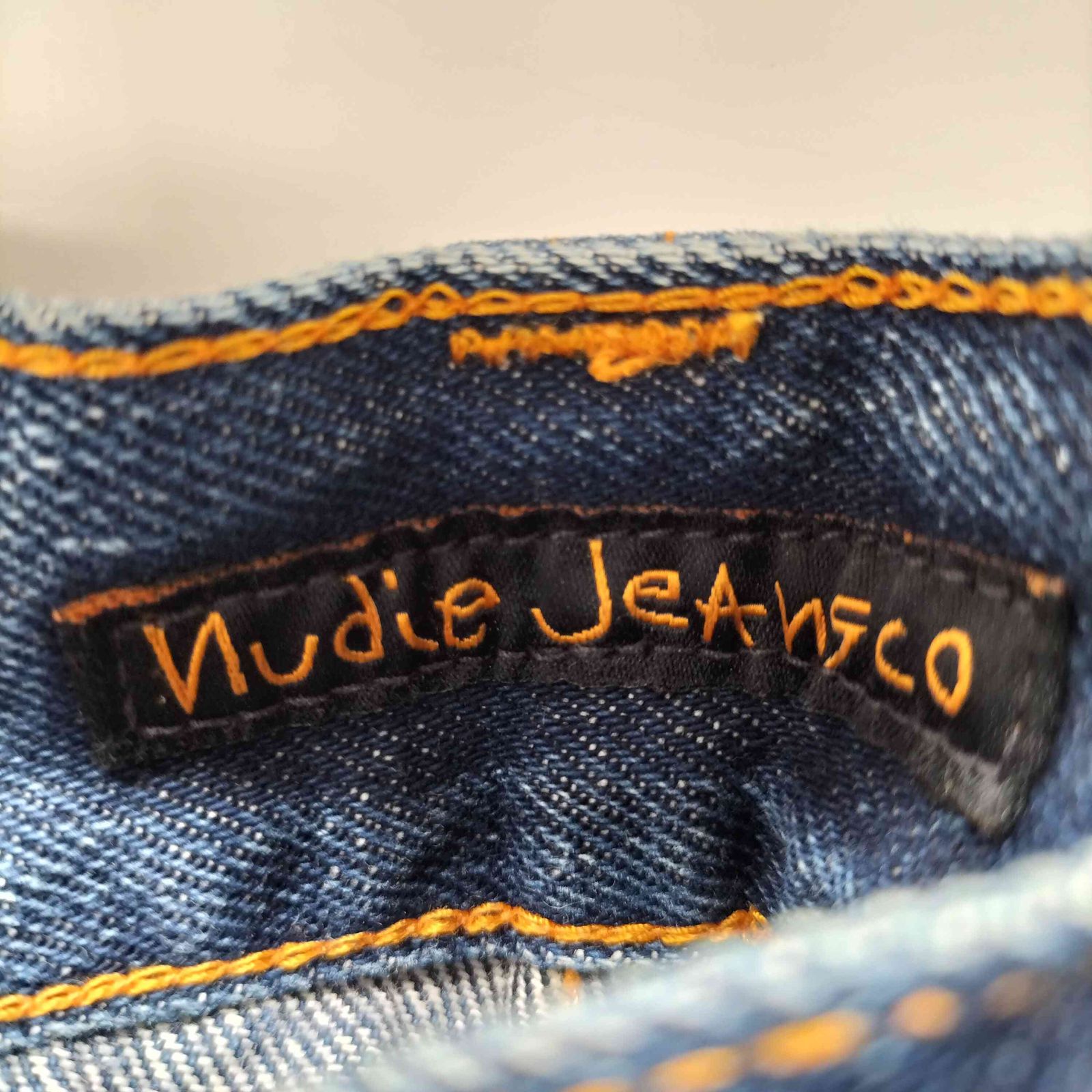 ヌーディージーンズ Nudie Jeans Hank Rey ボタンフライデニムパンツ