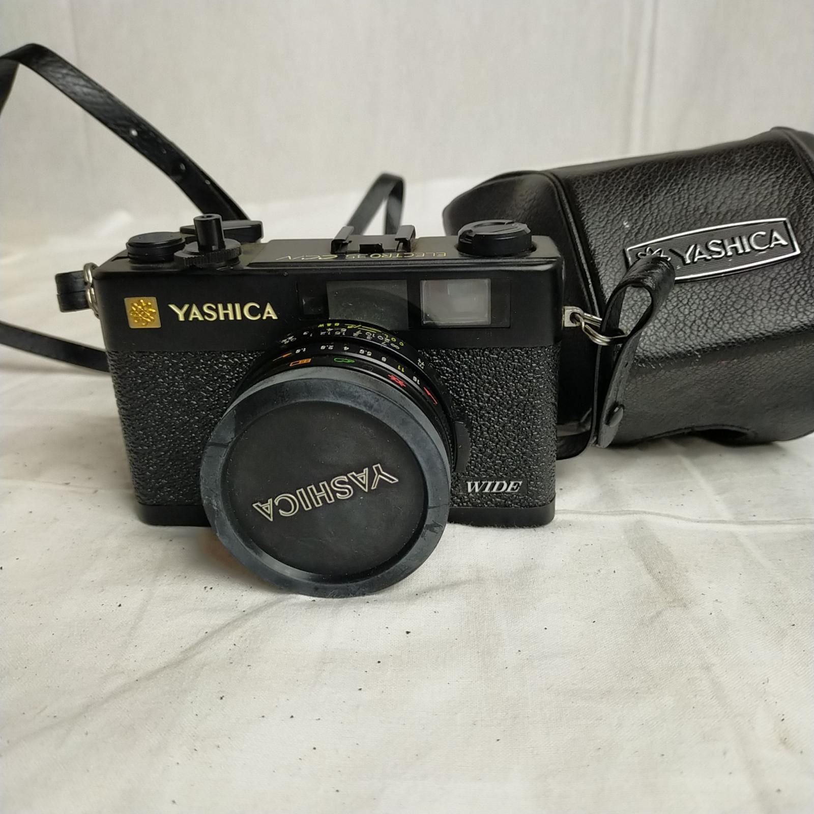 YASHICA (ヤシカ) フィルムカメラ 日本製 [ ELECTO 35 CCN ] 希少革ケース付 動作未確認 現状品 骨董品 レトロ【中古】 -  メルカリ