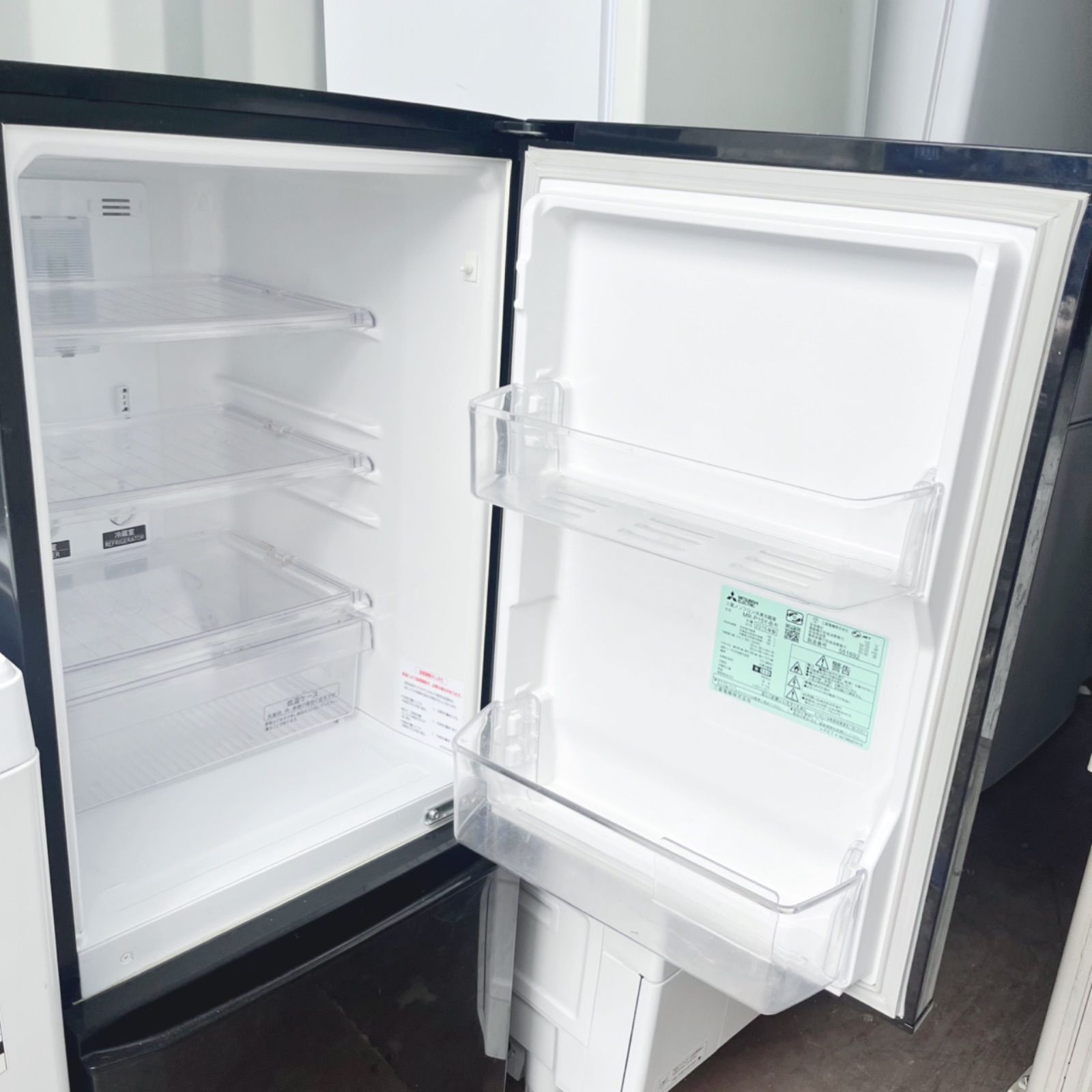 取付無料！新生活応援！高性能三菱ブラック冷蔵庫・東芝洗濯機