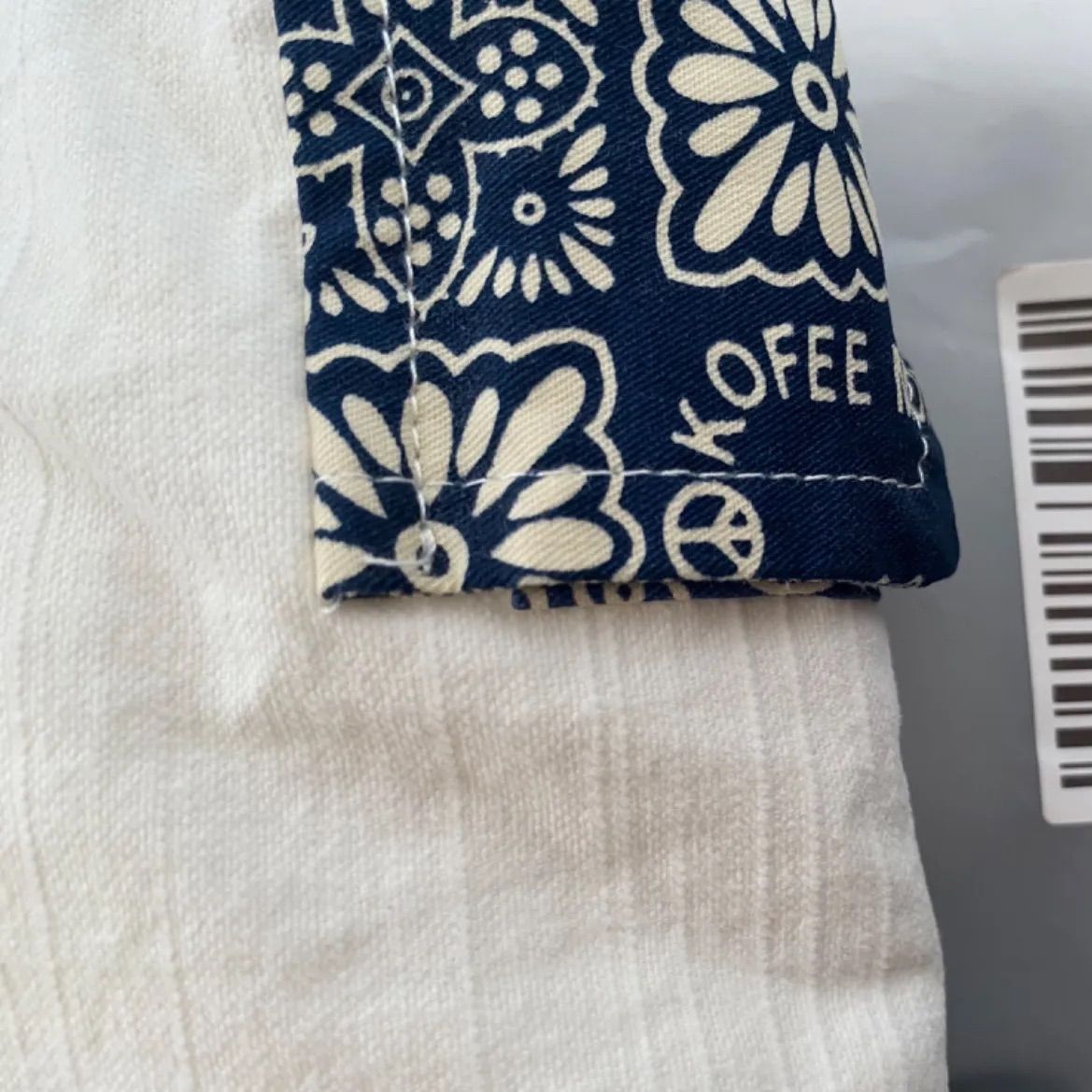 前後ペイズリー柄切替 長袖シャツ karaku - メルカリ