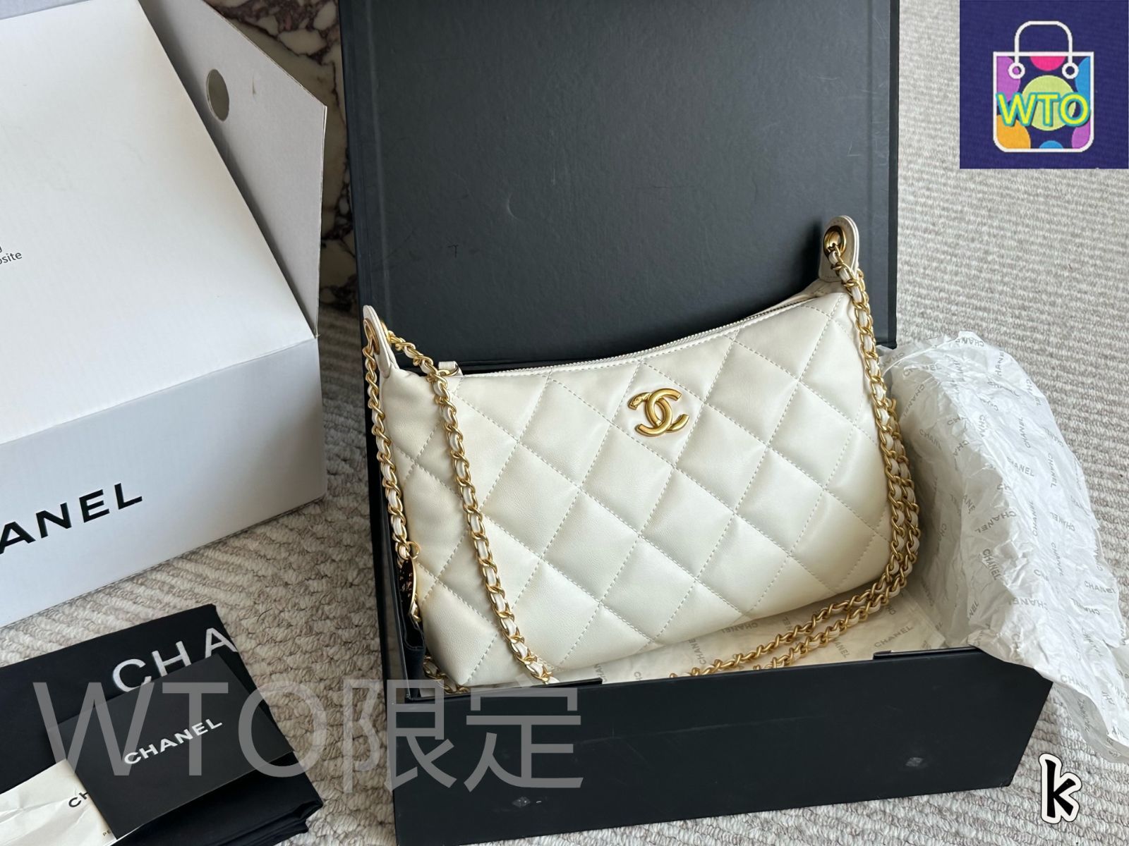 1cm幅 希少！シャネル リボン 2メートル CHANEL シャネルリボン 2m 高品質リボン ツィード柄 200cm