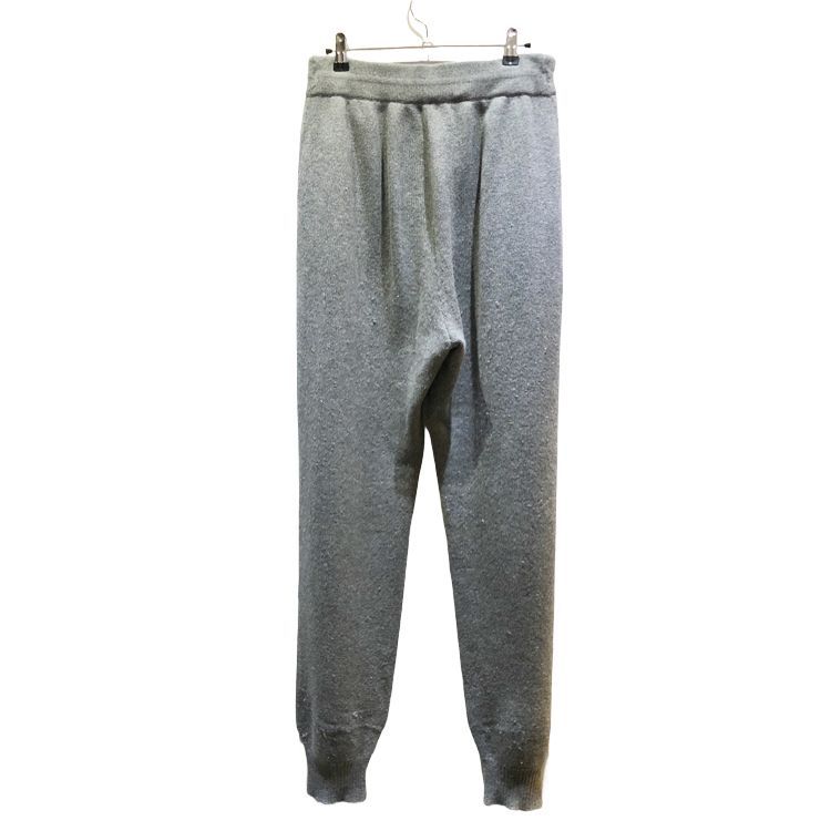 CELINE セリーヌ Logo Drawcord Sweat Jogger Knit Pants Gray ロゴ