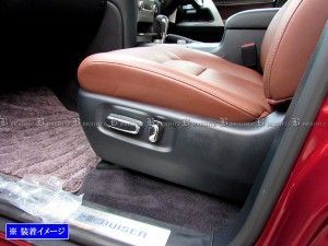 ランクル UZJ200W URJ202W メッキパワーシートスイッチカバー トヨタ