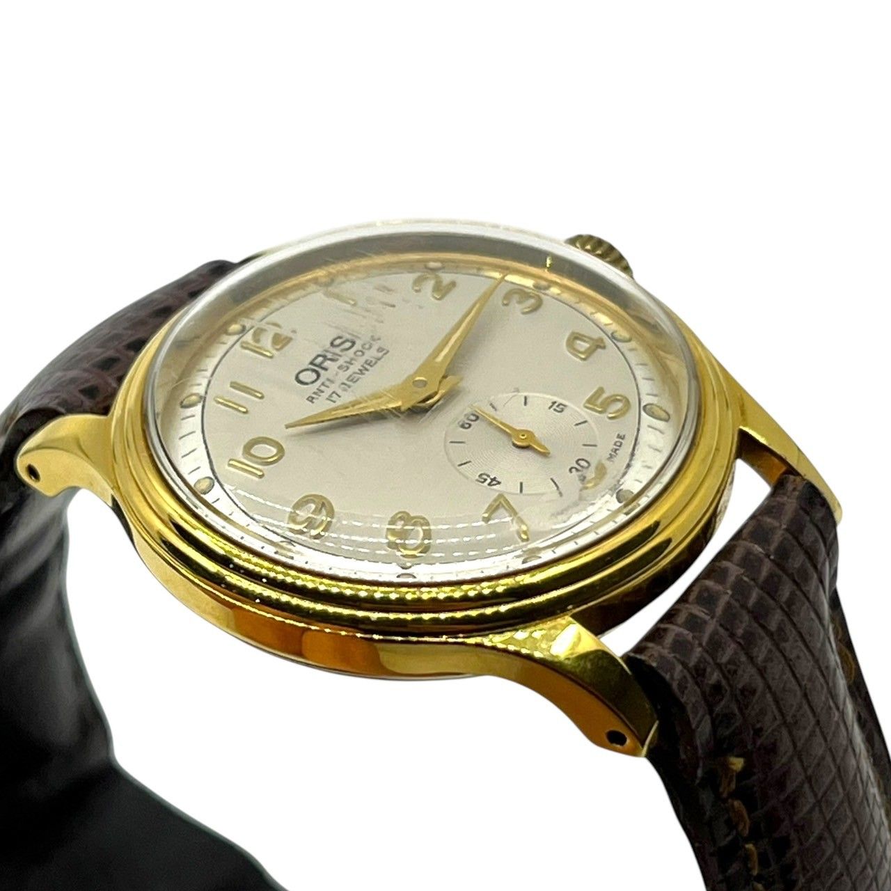 ORIS ゴールド アナログ時計 オリス アクイスデイト キャリバー400 - 01 400 7769 4157-07 4