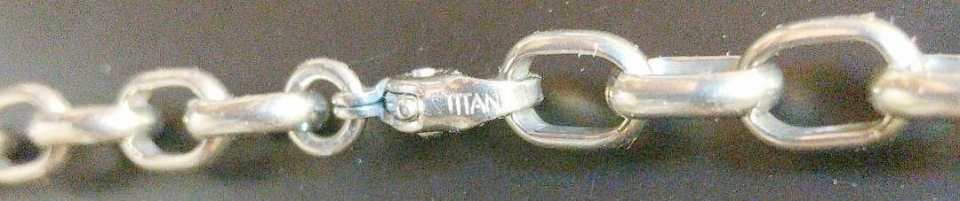 チタンブレスレット 長さ約19cm 幅5mm Titanium bracelet - メルカリ