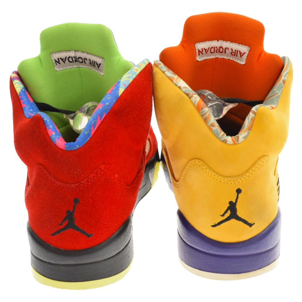 NIKE (ナイキ) AIR JORDAN 5 RETRO SE WHAT THE CZ5725-700 エアジョーダン5 レトロ ハイカットスニーカー  ワットザ US9/27cm レッド/イエロー - メルカリ