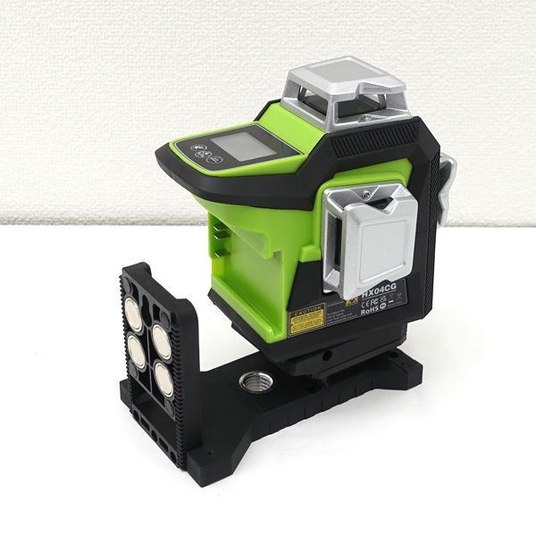 Huepar ◆レーザーレベル 360 レーザー墨出し器 グリーンライン HX04CG 家電