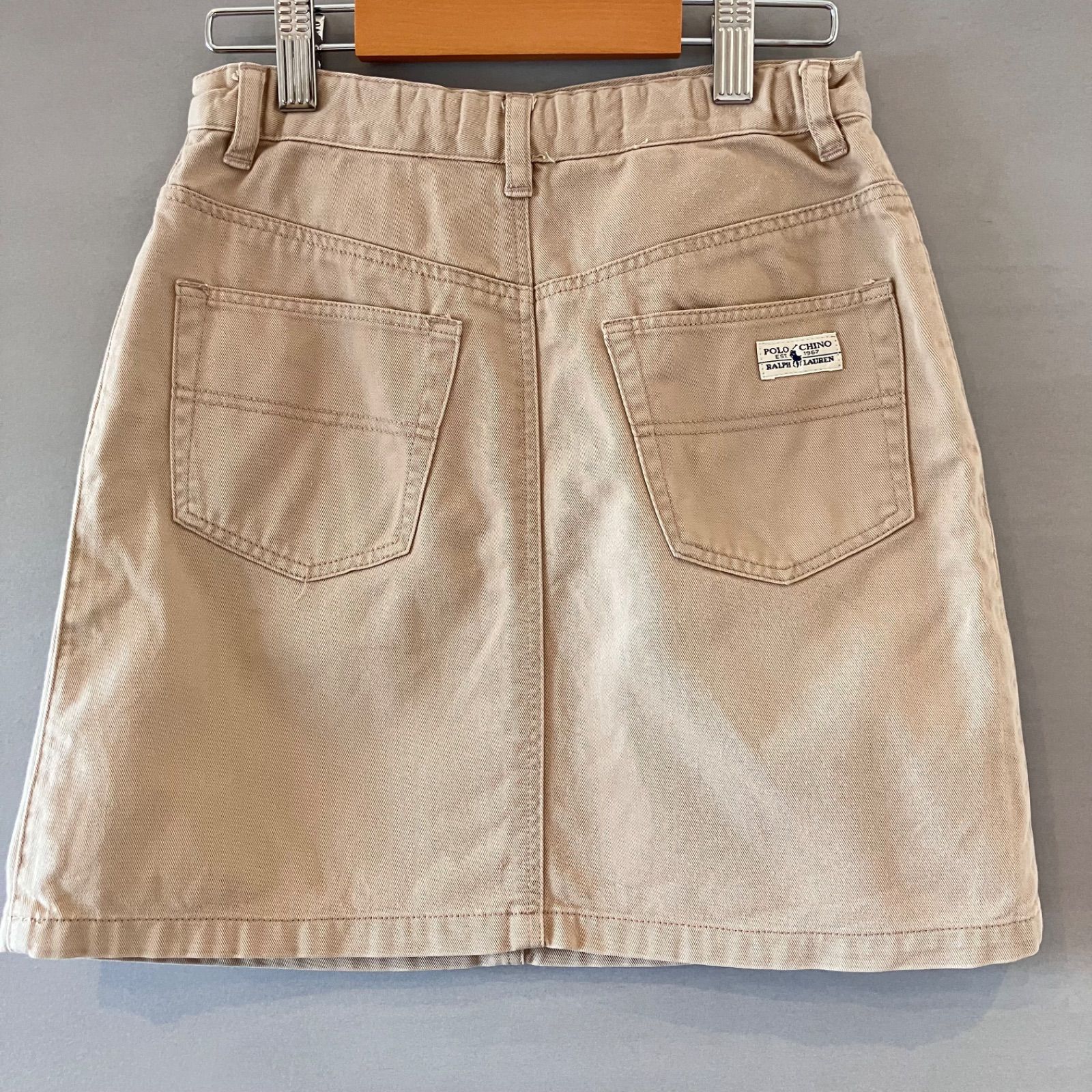 Ralph Lauren 130 ベージュ スーツ&プリーツスカート Ralph Lauren ラルフローレン チノロングスカート ベージュ