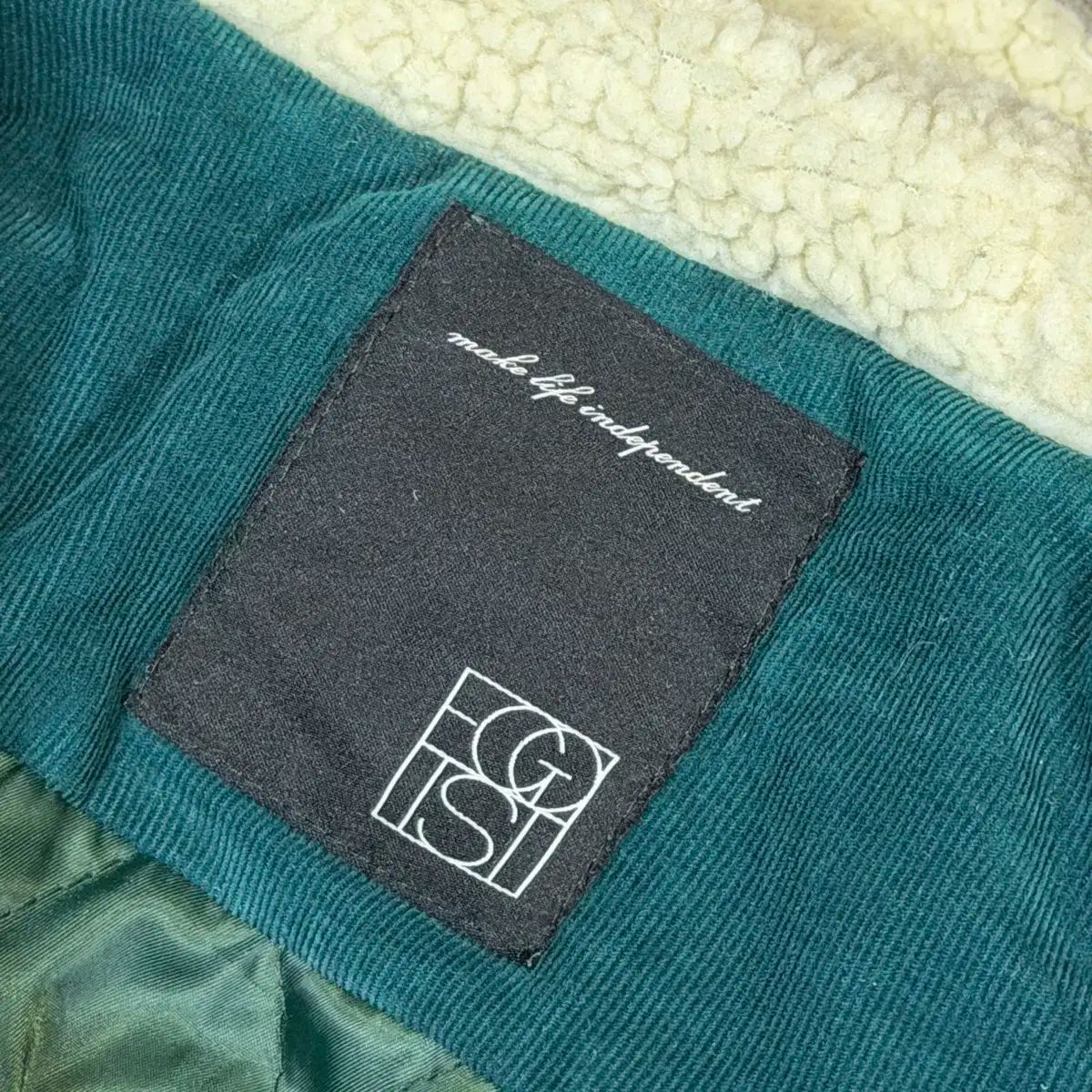 ばか EGOIST エゴイスト ボア キルト ブルゾン GULLKHAN_COM