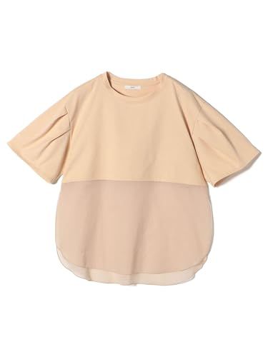 [シップス レディース] SHIPS for women カットソー 裾シアーコンビカットソー レディース 312312880 Beige1