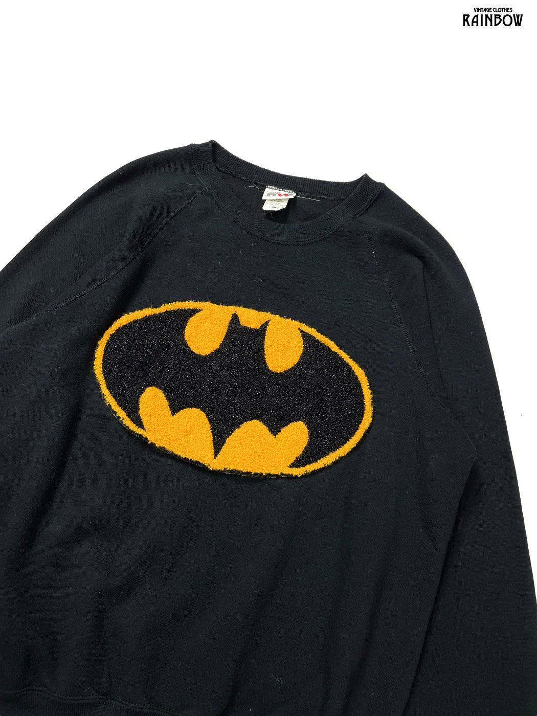 トップス LYFT BATMAN VINTAGE CREWNECK SWEAT BLACK BATMAN / Vintage Crewneck Sweat - Black – LÝFT