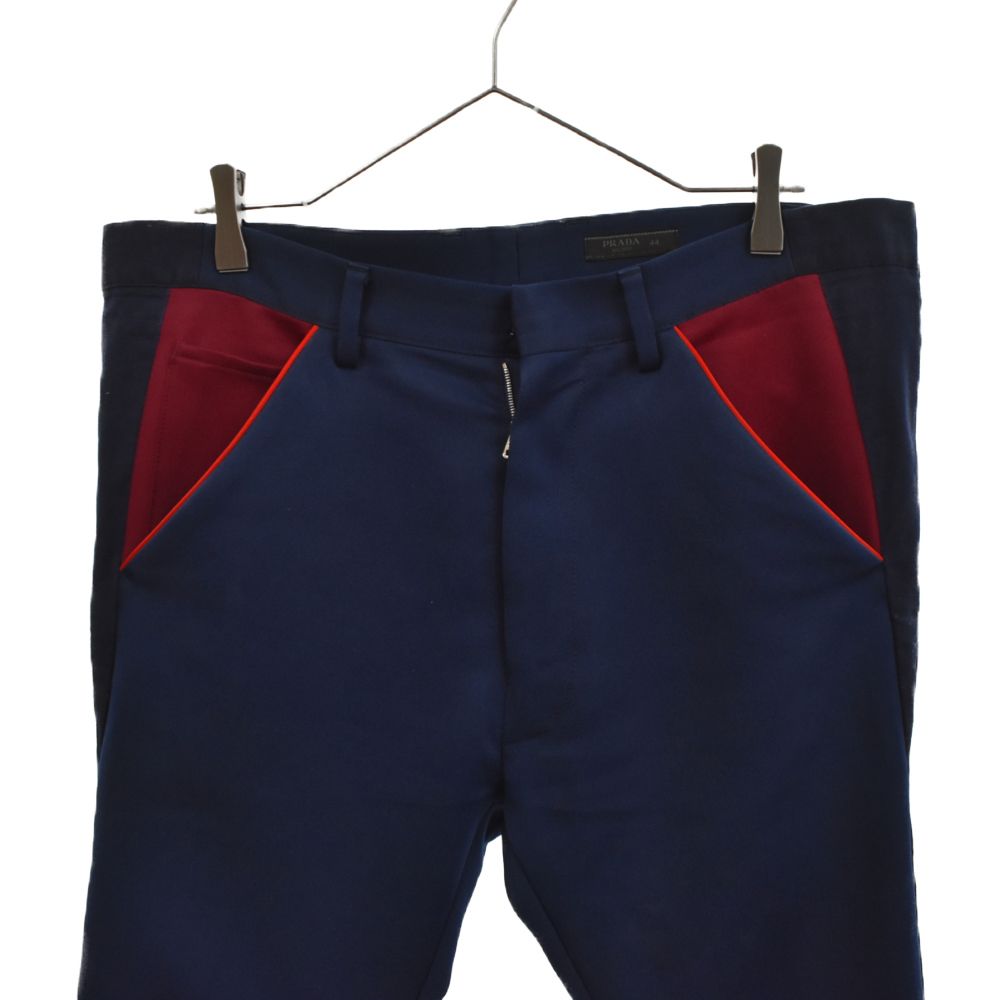 PRADA 16SS パイピングスラックスsize44