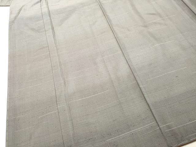 平和屋着物○京の名門 じゅらく謹製 訪問着 紬地 漢方草木染 霞文 正絹  