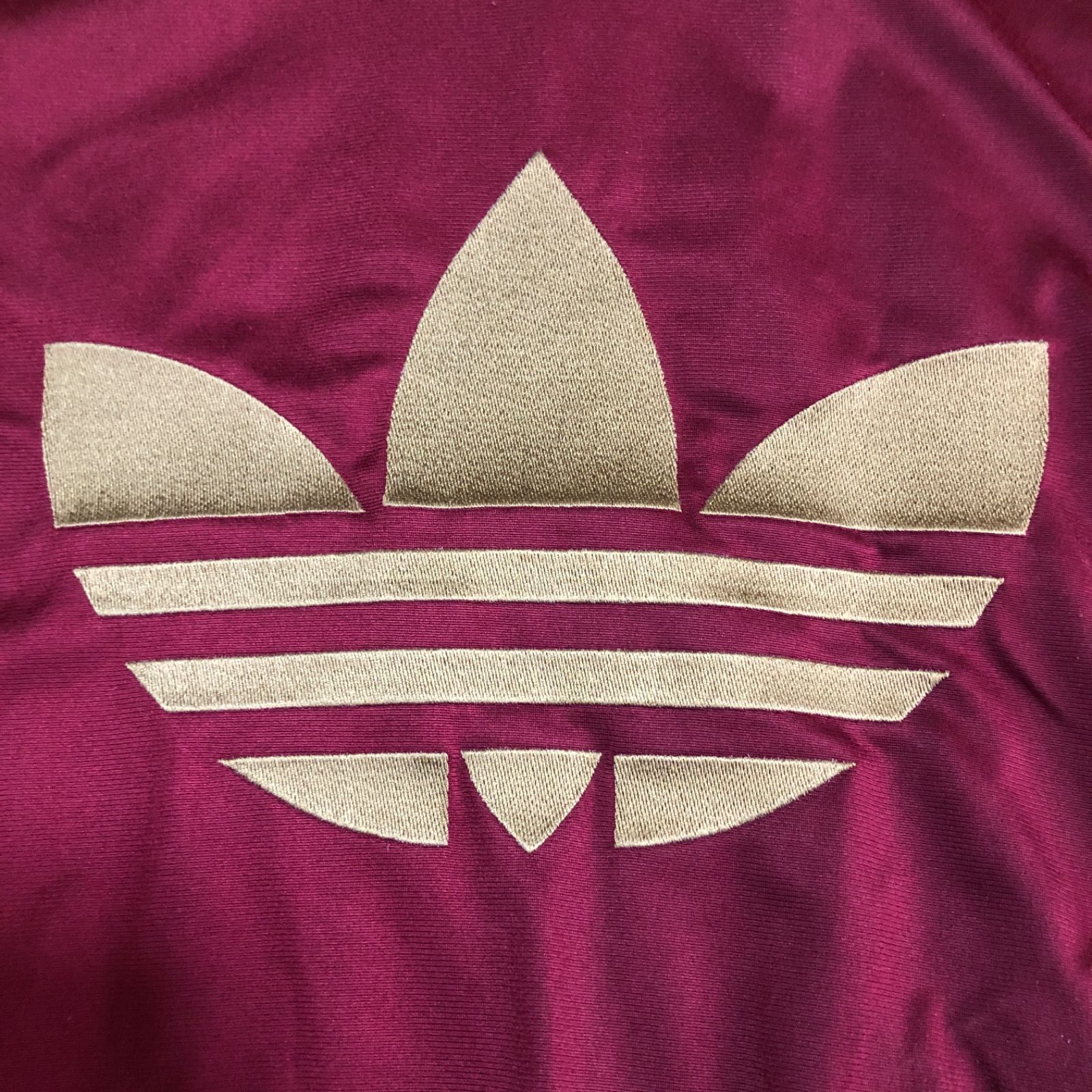 80s⭐️adidas トラックジャケット/ジャージ L 刺繍トレファイル