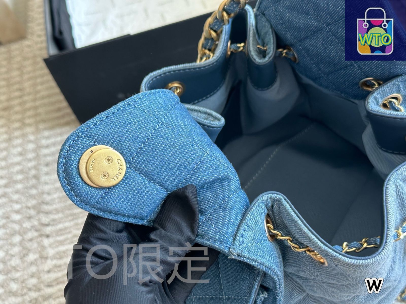 今日特価】Chanel シャネル 25sホボシリーズ 柔らかいデニム素材