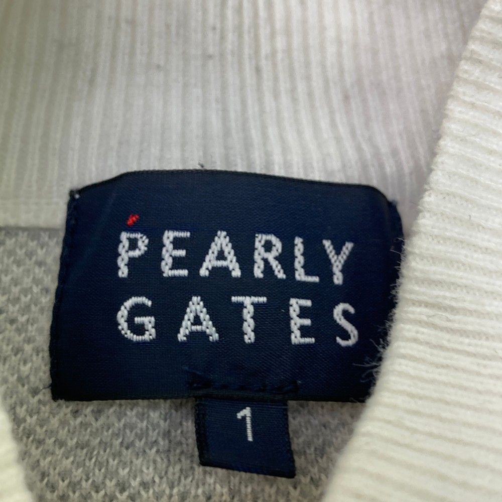 サイズ：1 PEARLY GATES パーリーゲイツ 2024年モデル ハイネック ウール混 ニットセーター  ホワイト系 [240101426612] ゴルフウェア レディース ストスト サイズ：1 PEARLY GATES パーリーゲイツ 2024年モデル