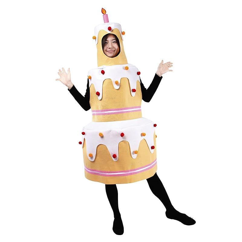 クリアストーン Clearstone コスプレ ハロウィン 着ぐるみ ビッグケーキちゃん ユニセックス ホワイト 0