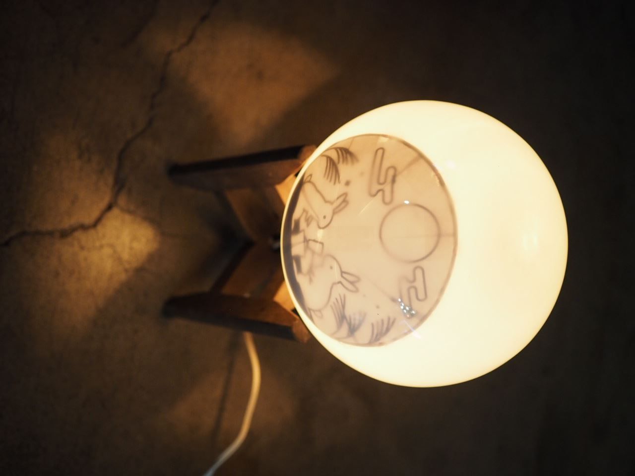 昭和レトロなリメイクランプ 古録展 品番D628