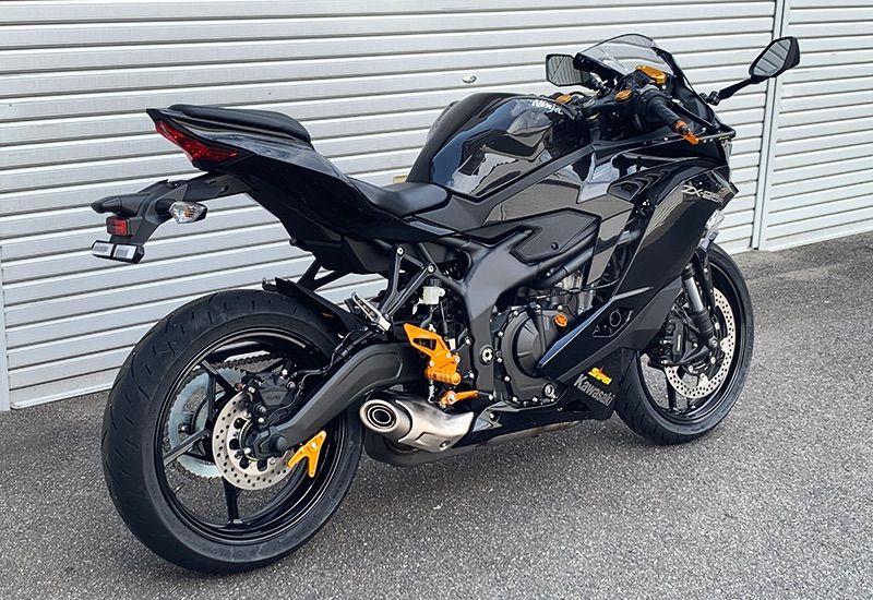 NINJA ZX-25R ZX-4R ストリート用 バックステップ 金 クイック