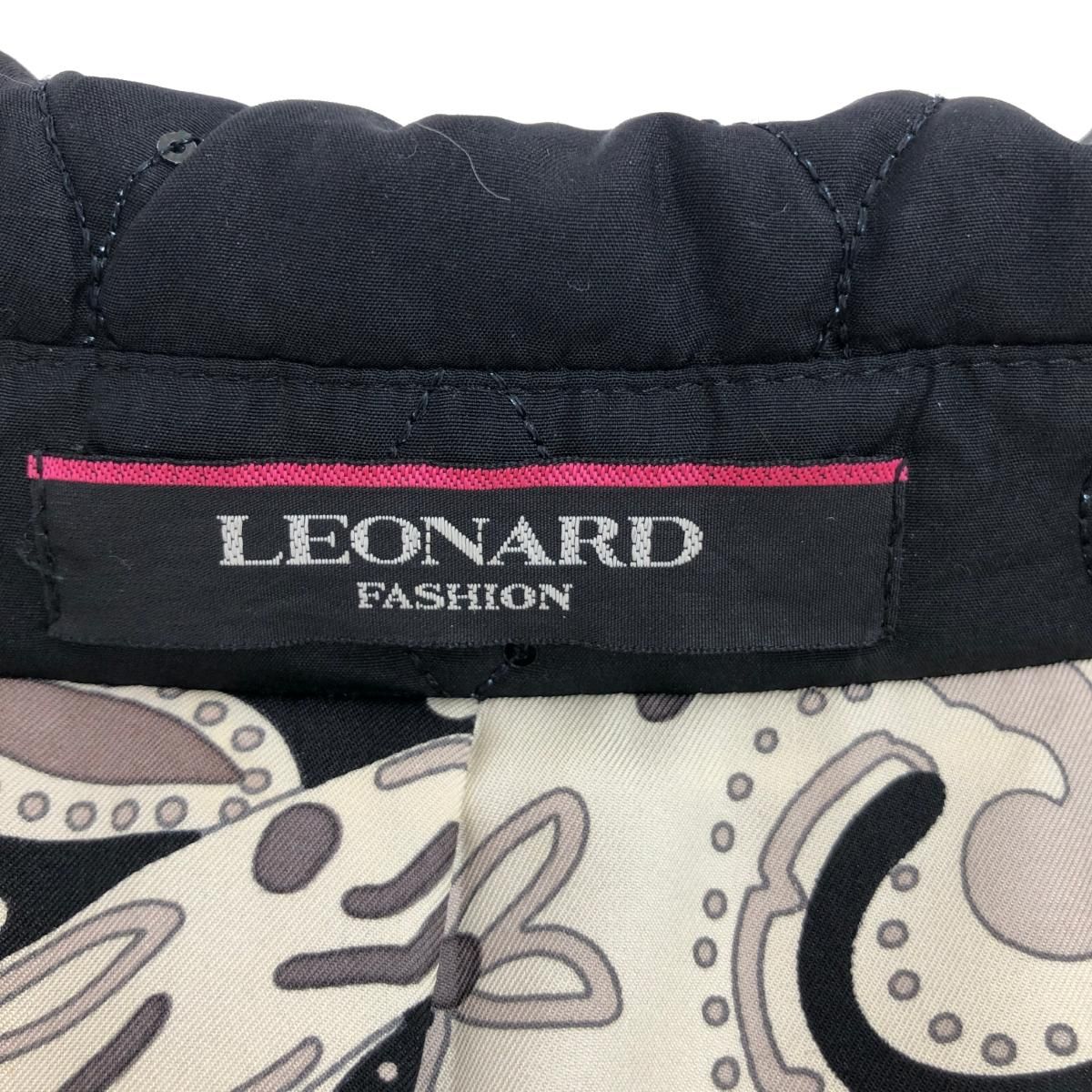 良好 LEONARD レオナール キルティング 中綿コート サイズ:40