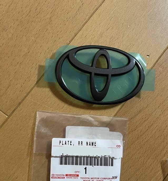 ○未使用 トヨタ JZA80 スープラ 純正 リア エンブレム ボディネーム 