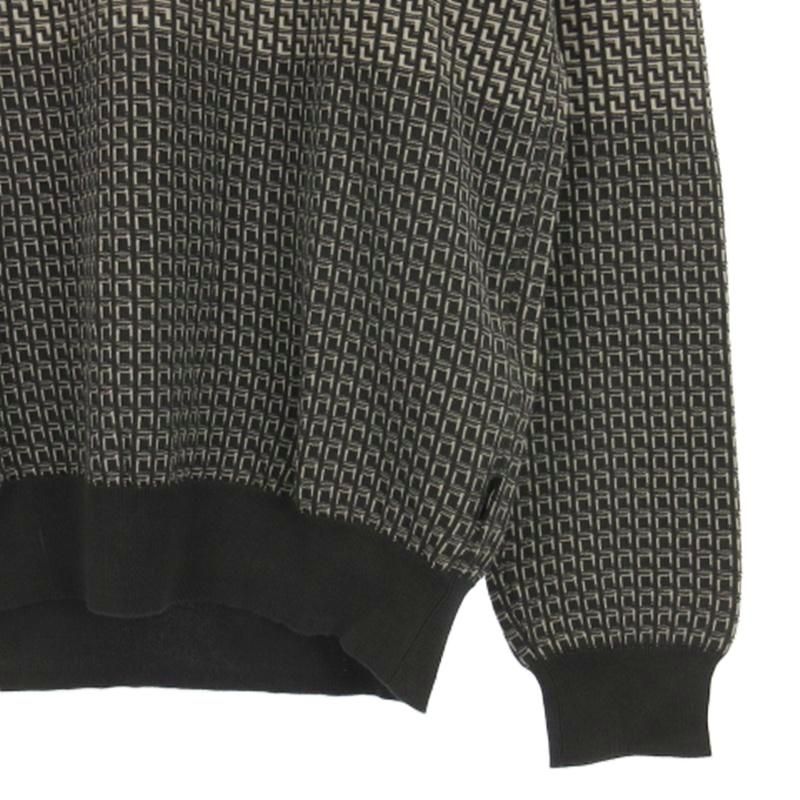 エンポリオアルマーニ EMPORIO ARMANI タグ付き 総柄 ニット