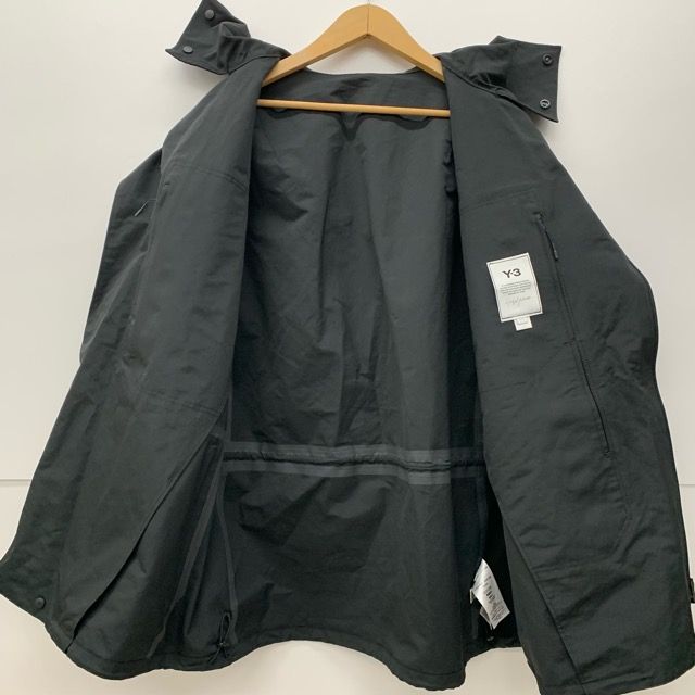 Y-3 M CLASSIC DENSE WOVEN HOODED PARKA サイズM HB3399 ワイスリー  クラシックデンスウーブンフーデッドパーカ ブラック ヨウジヤマモト ナイロンジャケット マウンテンパーカー 黒 【X0173-001】□