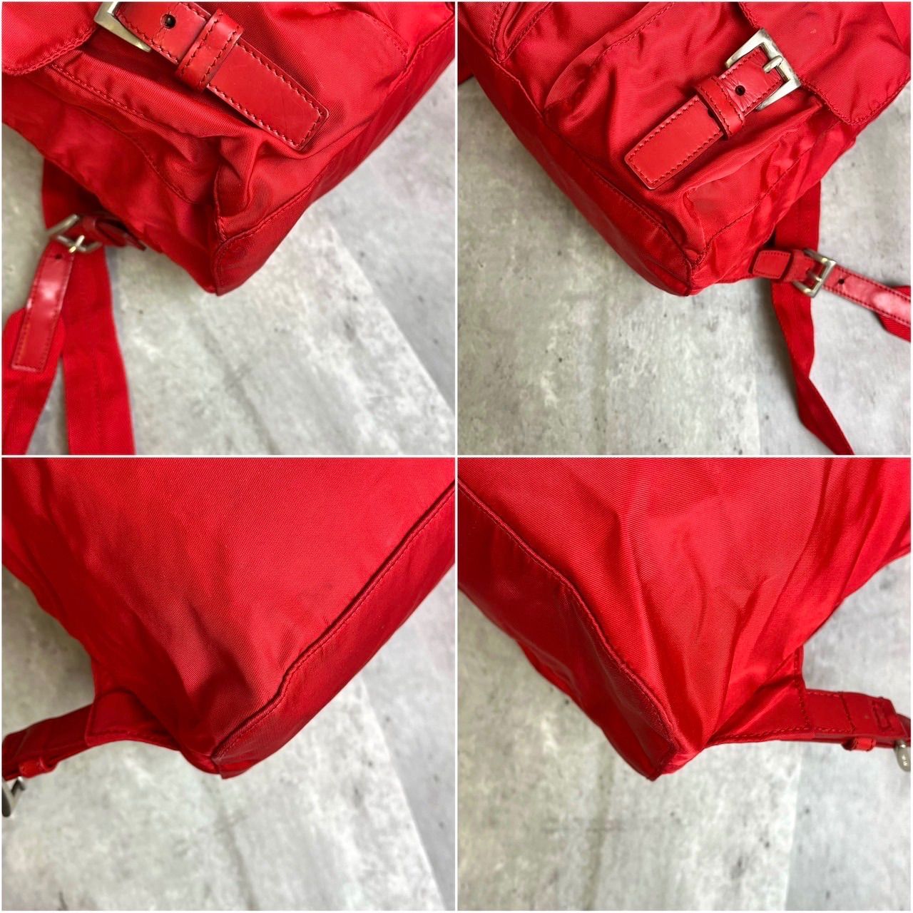 ✨良品✨PRADA プラダ リュックサック バッグパック ナップサック 三角 