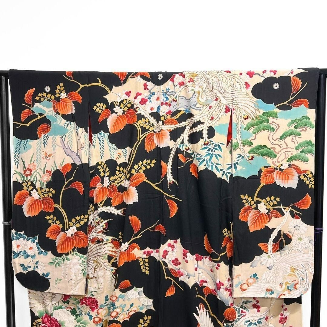 刺繍　金彩　熨斗　桜花模様　振袖　成人式 晴れの日 着物 032a p 刺繍 金彩 熨斗 桜花模様 振袖 成人式 晴れの日 着物 032a p 刺繍 金彩