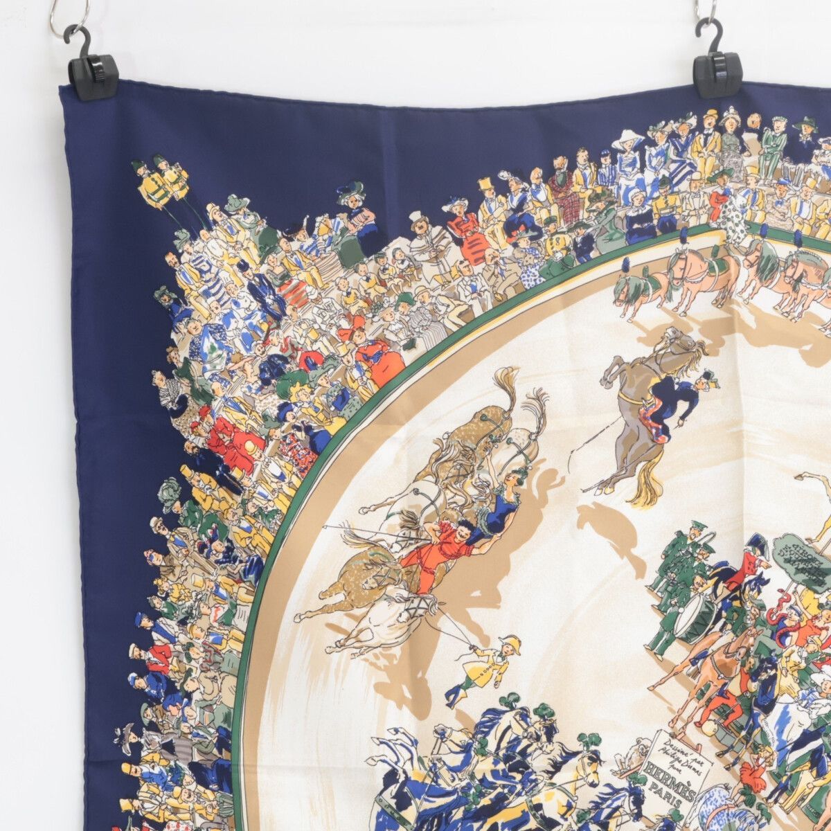 HERMES CIRQUE MOLIER モリエサーカス カレ90シルク100％ HERMES エルメス CIRQUE MOLIER モリエサーカス カレ90 HERMES