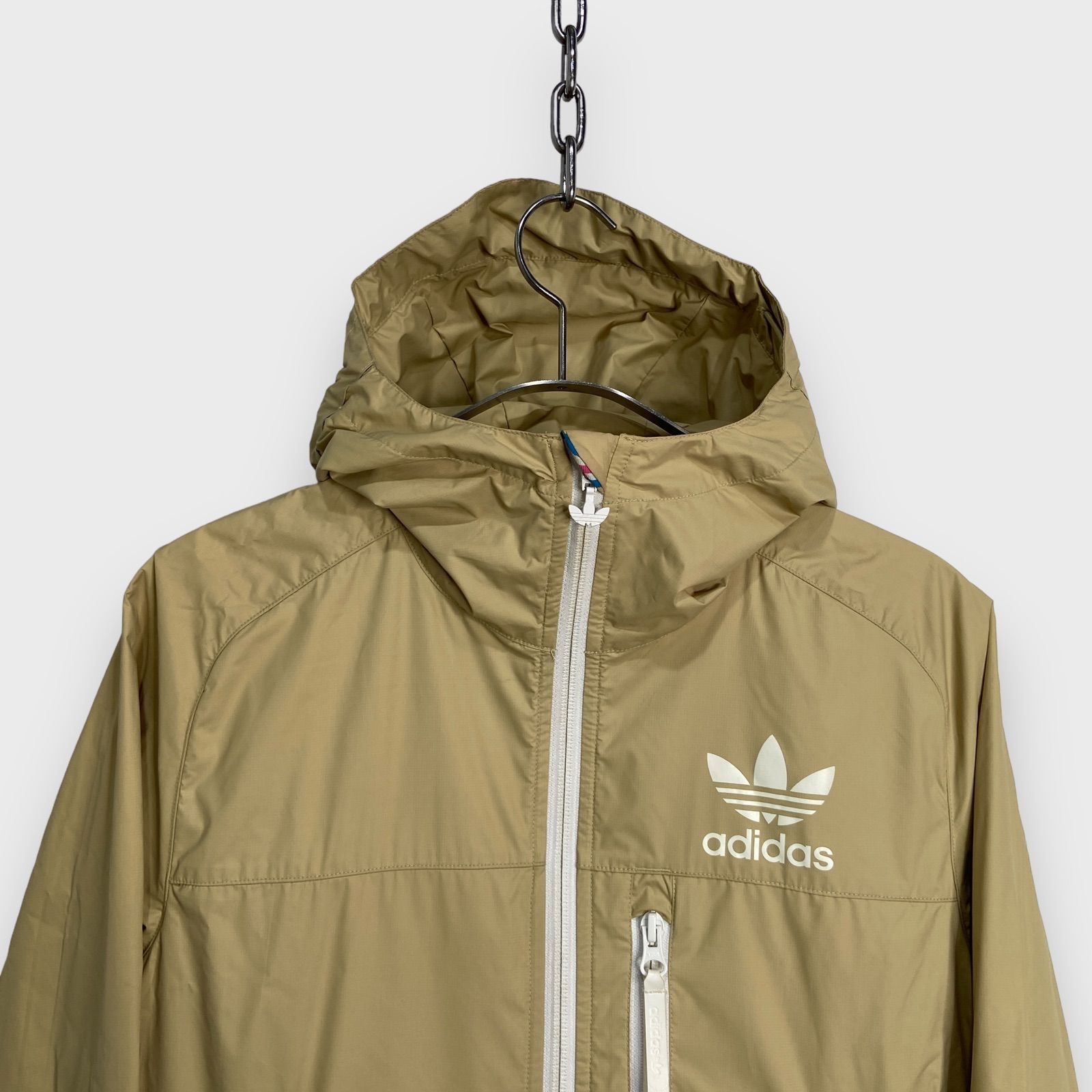 ☆adidas originals☆アディダスオリジナルス☆マウンテンパーカー☆S☆ナイロン☆サンドストーム☆I24M - メルカリ