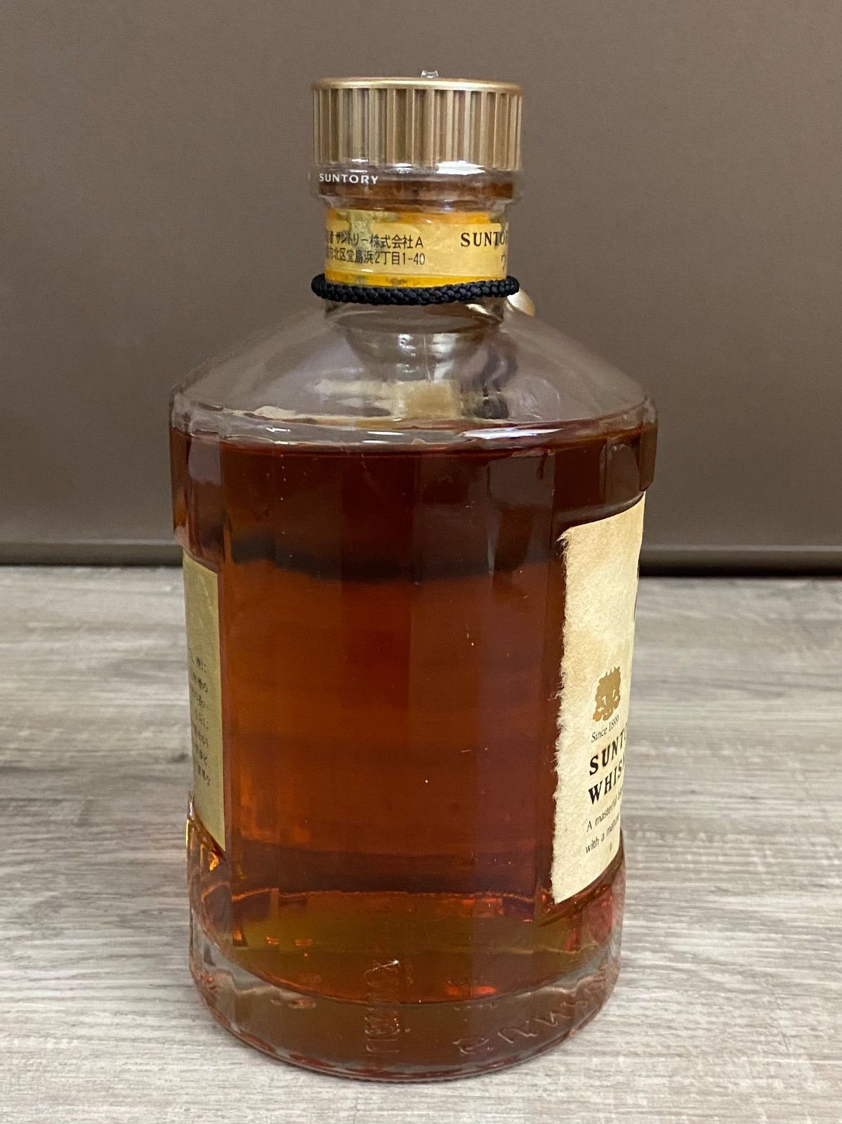 【古酒】サントリー響ゴールドラベル　未開封 サントリー 響 since1889 金キャップ 裏ゴールドラベル 箱付き