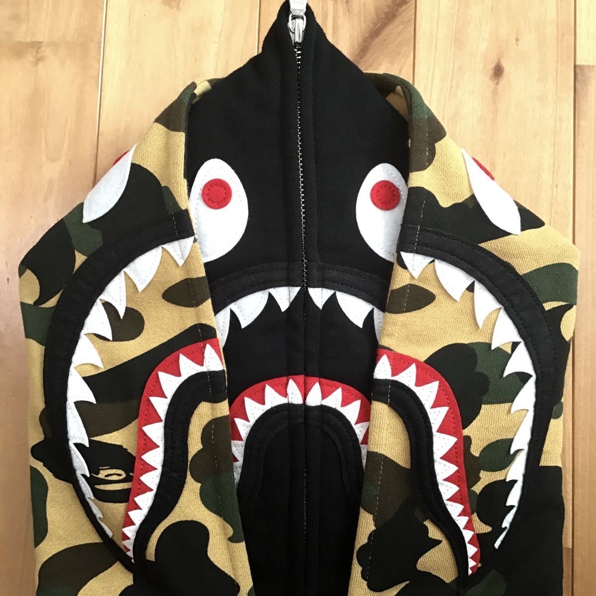 bape camo パーカー エイプ ベイプ シャークパーカー seven-health.com