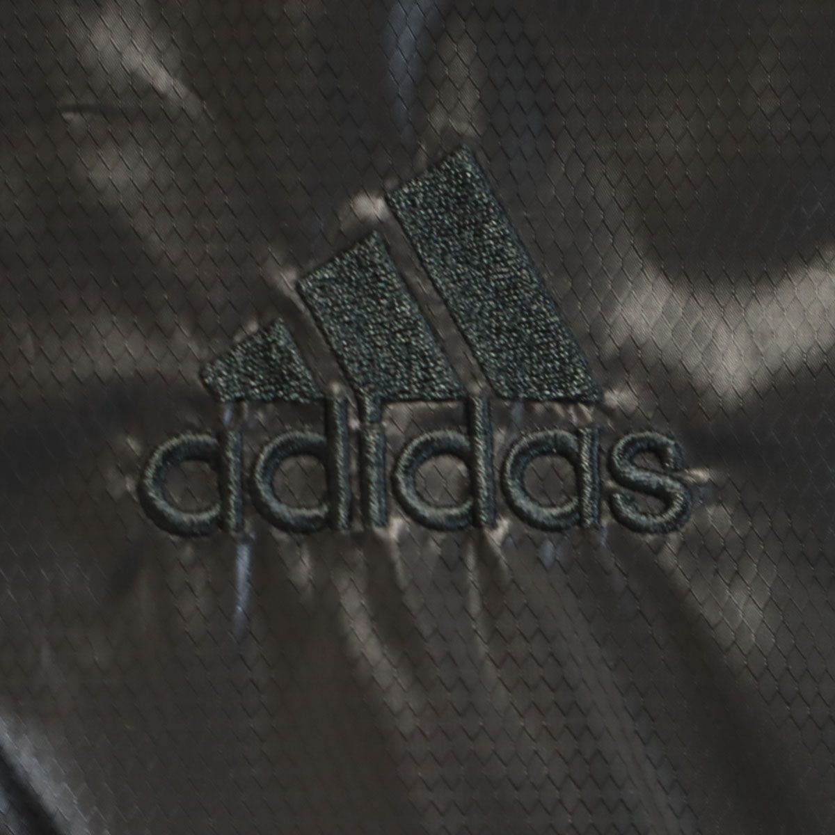 adidas アディダス ウインドブレーカー L ブラック メンズ 古着 アディダス ウインドブレーカー adidas 金ライン スリーストライプス ルーズフィット