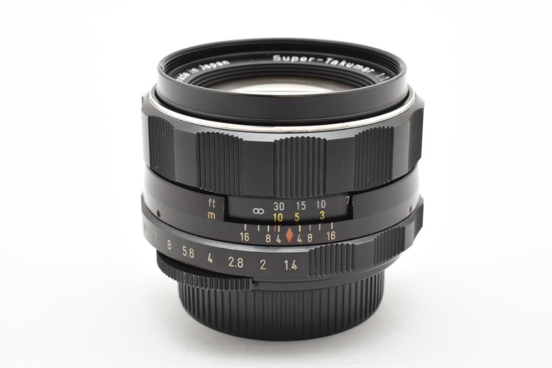 Super Takumar 50mm F1.4 黄変なし フード付 Y199 黄変なし】Super Takumar 50mm F1.4 フード付 C077 - メルカリ