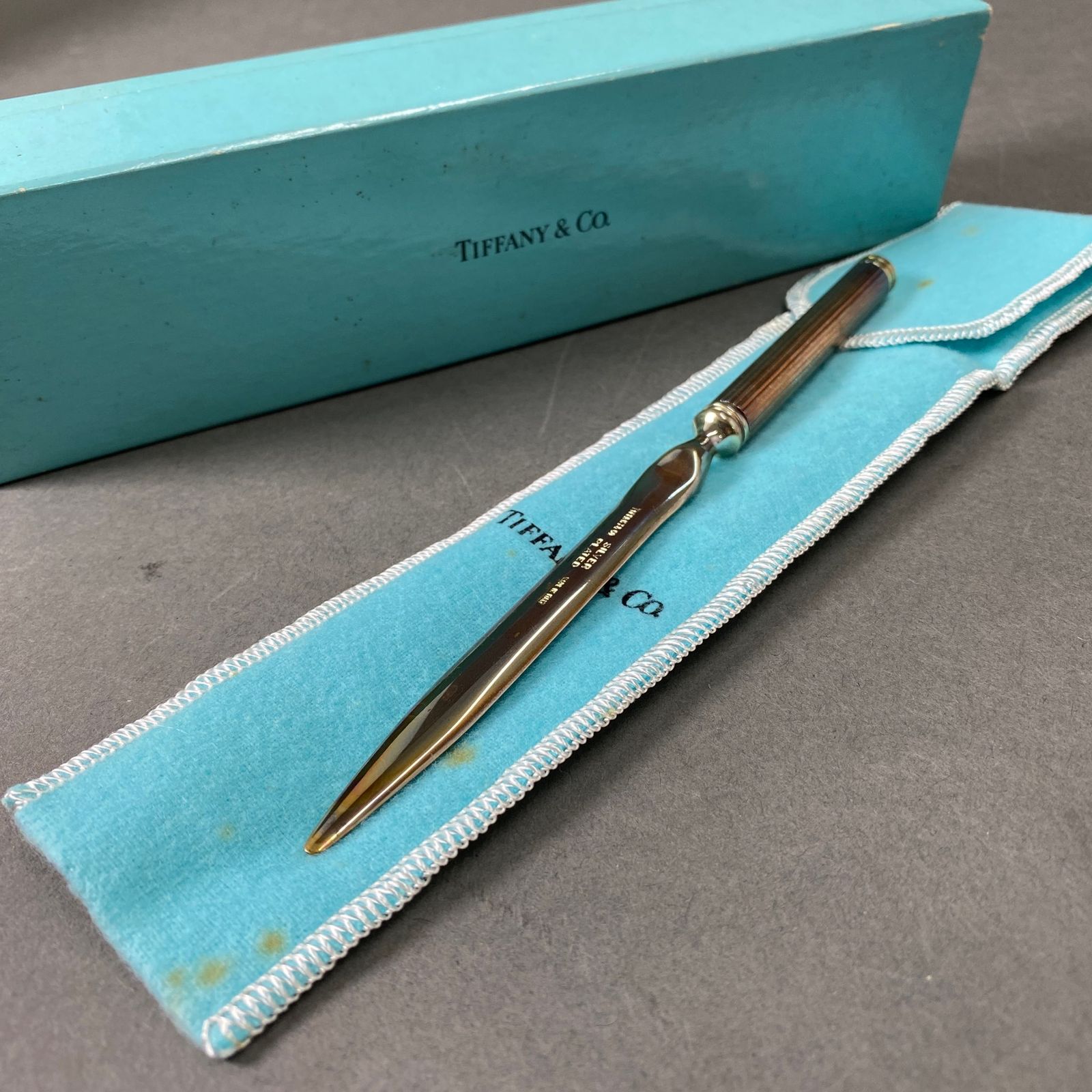 Tiffany ペーパーナイフ バンブー タッセル ヴィンテージ