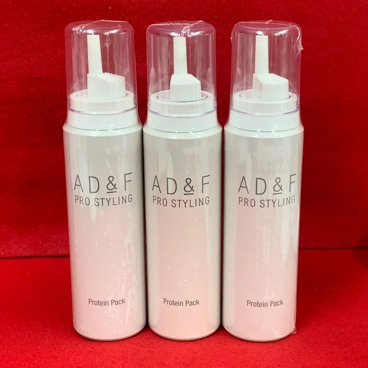 新品 AD&F プロテインパック ヘアパック ×3 アデランス