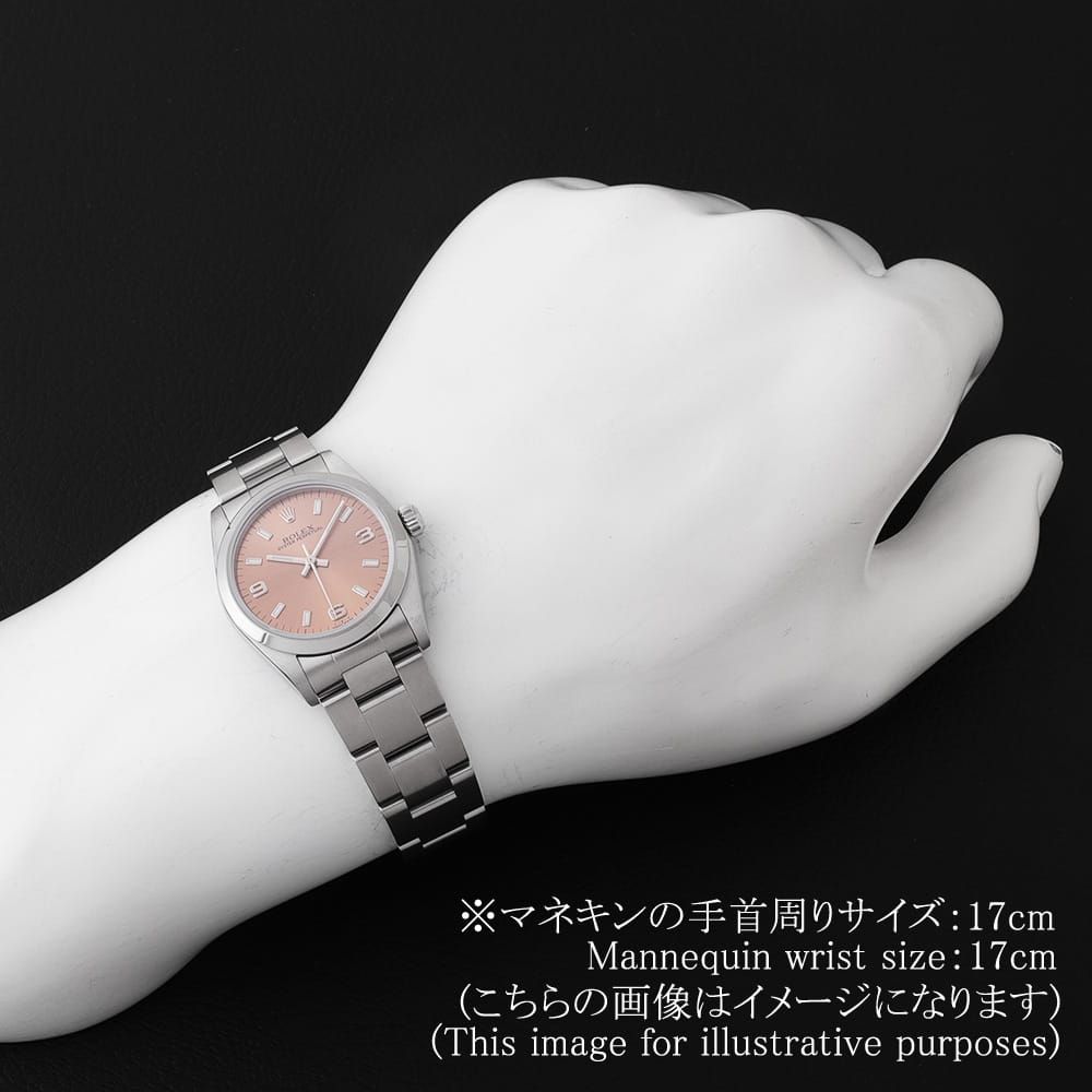 ロレックス オイスターパーペチュアル 77080 ピンク 369ホワイト