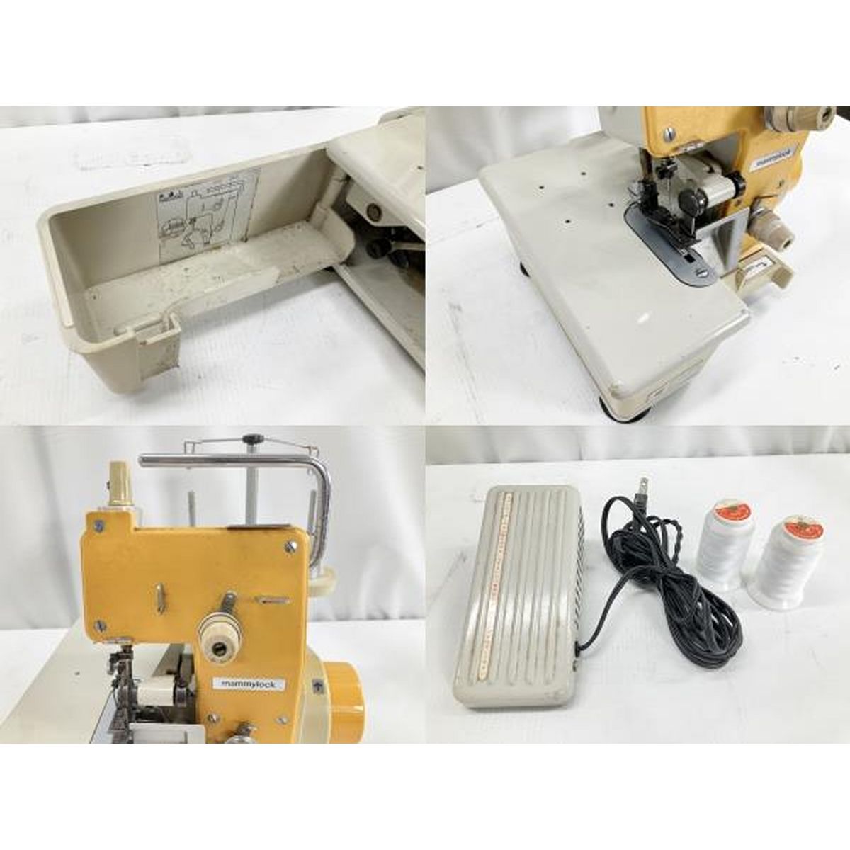 美馬精機 mammylock ML-302R 家庭用 ロックミシン フットペダル 美馬精機 mammylock ML-302R 家庭用 ロックミシン フットペダル