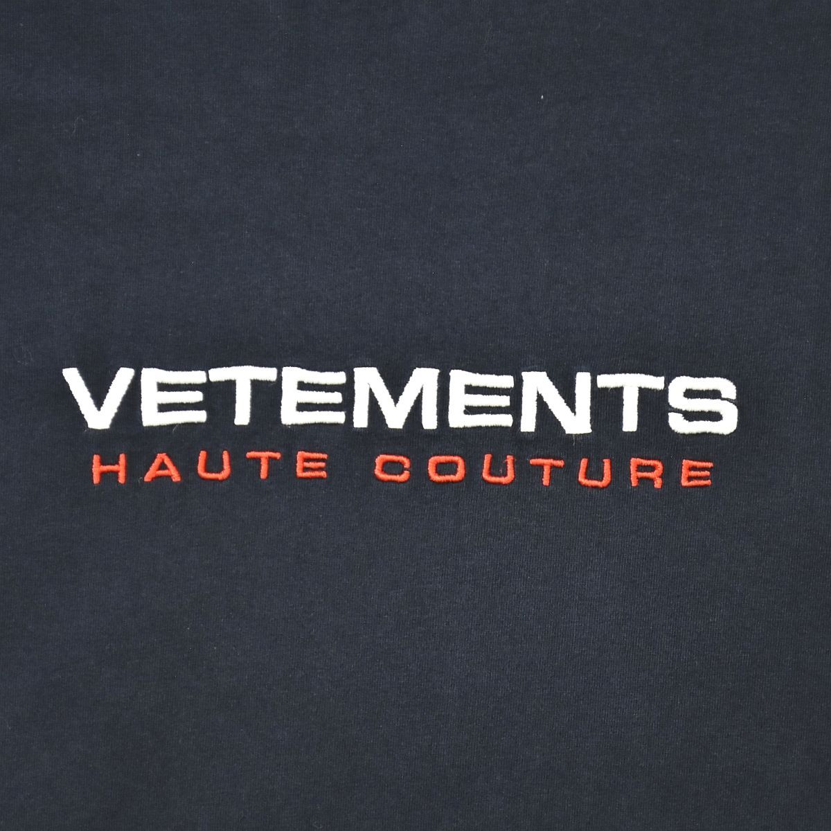 ヴェトモン VETEMENTS オーバーサイズ オートクチュールロゴ 半袖 T  