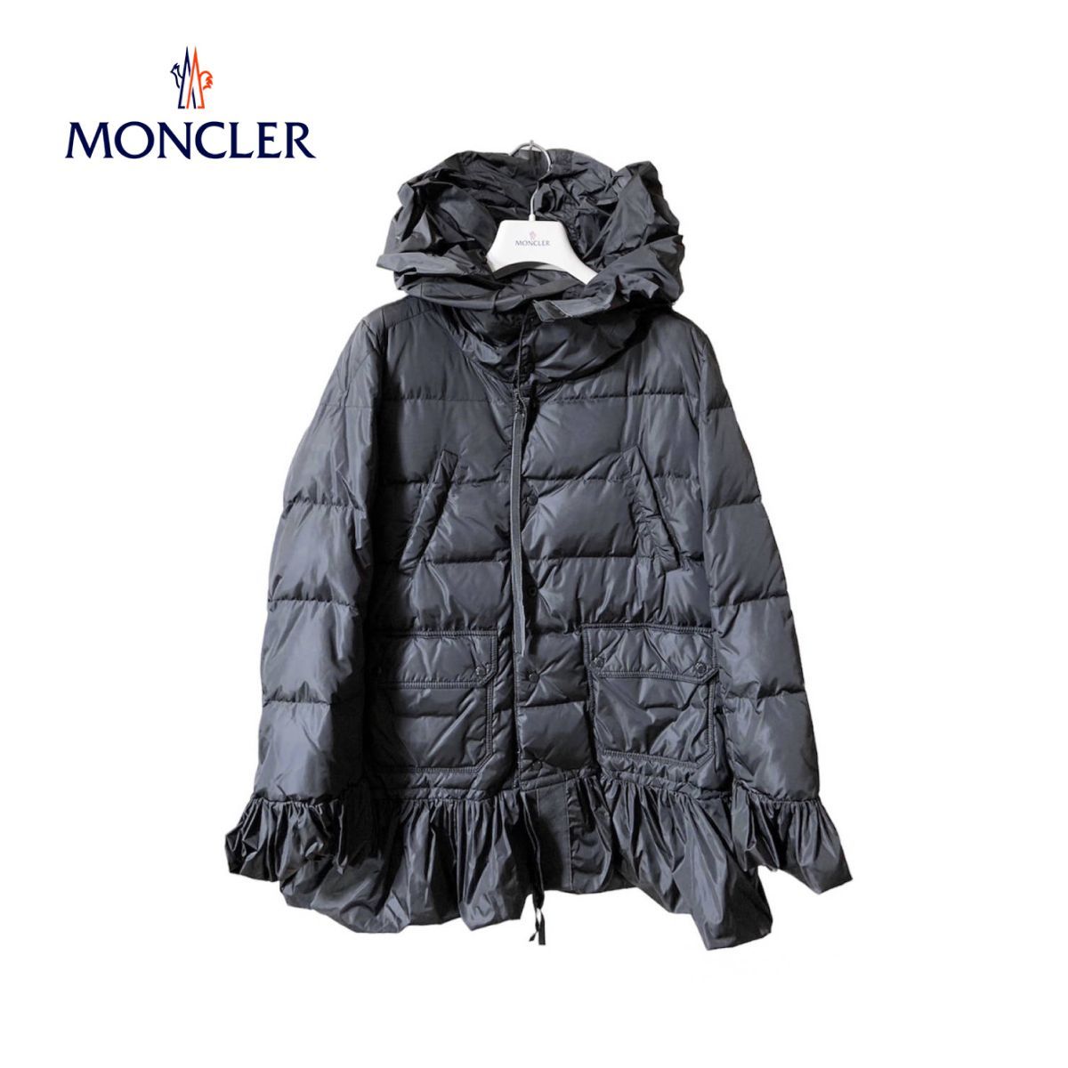MONCLER×sacai SERRE モンクレール ダウン グレー サイズ2（M相当 